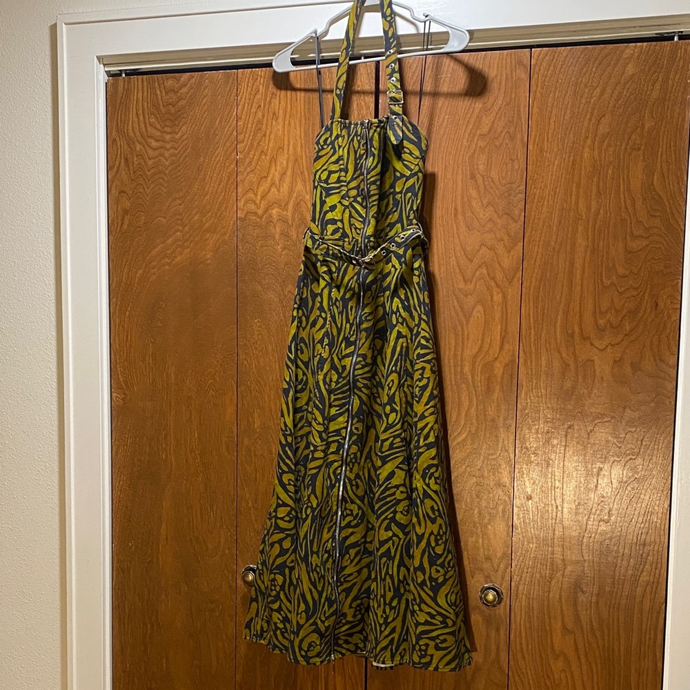NICHOLAS Delilah Halter Midi Dress